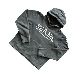 Vintage Y2K Von Dutch Logo Hoodie
